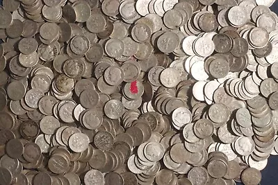 One Roll Of Roosevelt Dimes (50 Coins) 90% Silver  Worn/damaged/cull  Lot B60 • $100.99