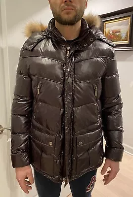 $900 Add Down Parka Coat Jacket With Genuine Raccoon Fur Detachable Hood MEN • $299.95