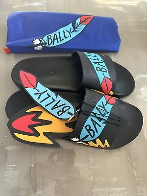 Bally X Swizz Beatz Slanter Slides Mens Sz 12 • $110