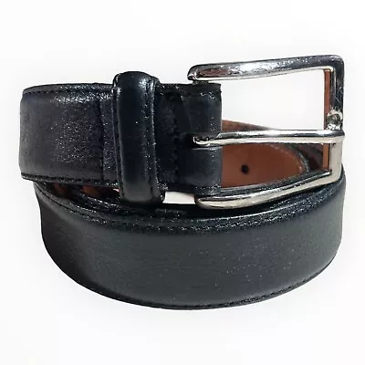 Martin Dingman Black Glove Leather Belt Men’s Size US 34 • $29.99