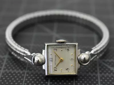 Vintage Wittnauer Gold Filled Lady Mechanic Wrist Watch #k7 • $22.95