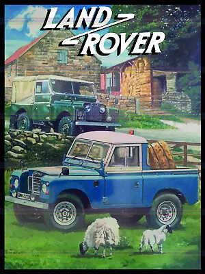 Land Rover Metal SIGN RETRO Kitchen GARAGE MAN CAVE 10  X 8  • £6.80