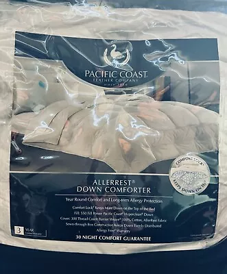 Pacific Coast Feather Company Allerest Down White Comforter Twin New • $130