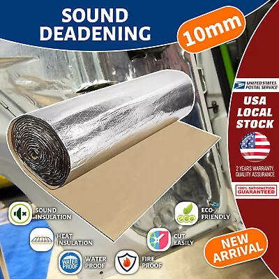 60 X39  Car Sound Deadening Heat Firewall Sound Deadener Vehicle Insulation Mat • $30.49