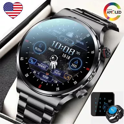 Smart Watch Men Waterproof Smartwatch Bluetooth Call For IPhone Android Samsung • $7.99