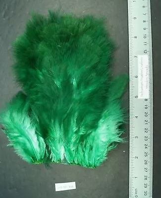 Dyed Green Hen Rump Mini Marabou Patch Lot-SF 316 • $4.99