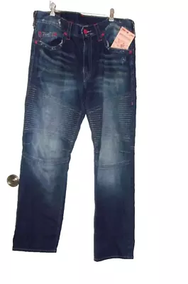 True Religion Slim Moto Distressed Colored Jeans Size 42 - 44 New Men • $80