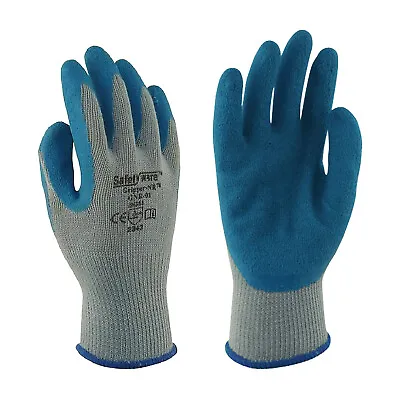 Safetyware Grip Rubber Palm Cut Oil Resistant Safety Work Gloves Garden Mechanic • $9.99