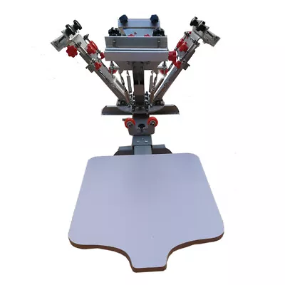 USA 4 Color 1 Station T-shirts Screen Printing Machine With Micro Registration • $408.99