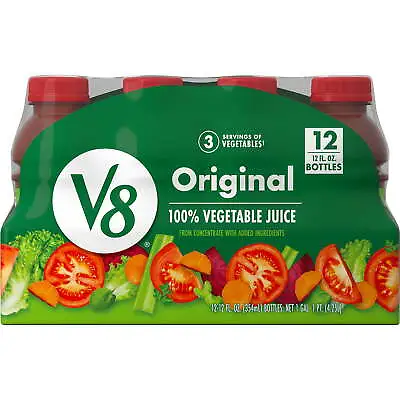 V8 Original 100% Vegetable Juice' 12 Fl Oz Bottle (Pcs Of 12) • $13.99