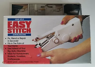 Easy Stitch Handheld Sewing Machine - Ideal For Homeowners Travellers Students • £4.99
