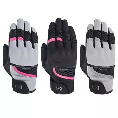 Oxford Brisbane Womens Motorcycle Motorbike Summer Ladies Street Riding Gloves • £29.99