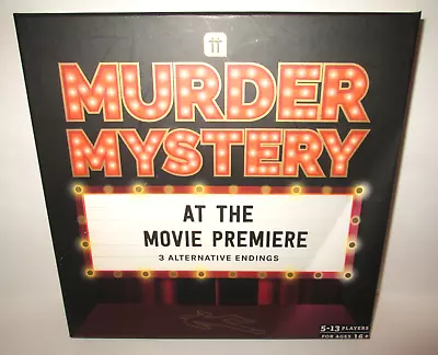 Murder Mystery: At The Movie Premiere Game Talking Tables NEW • $25.99