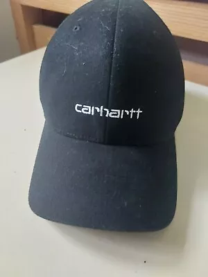 £10 • Buy Carhartt Wip Canvas Script Cap Black