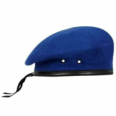 Hot Sale Men's Wool Blend Military Beret Army Cap Soldier Fancy Adjustable • $13.99