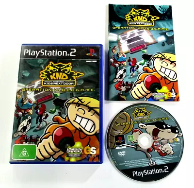 $16 • Buy Codename Kids Next Door Operation Video Game PS2 G PAL R4 Manual 2005 Sony