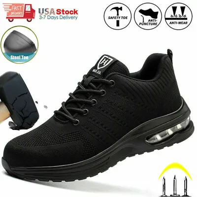 Indestructible Mens Safety Work Shoes Steel Toe Breathable Work Boots Sneakers • $42.29