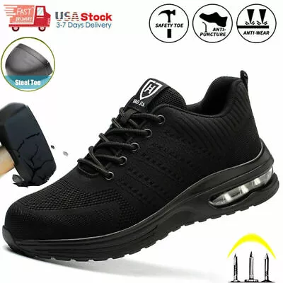 Indestructible Mens Work Boots Steel Toe Safety Shoes Lightweight Sneakers Size • $29.43