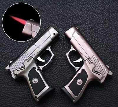 £12.65 • Buy Windproof Turbo Jet Flame Refillable  Cigarette Cigar Lighter 