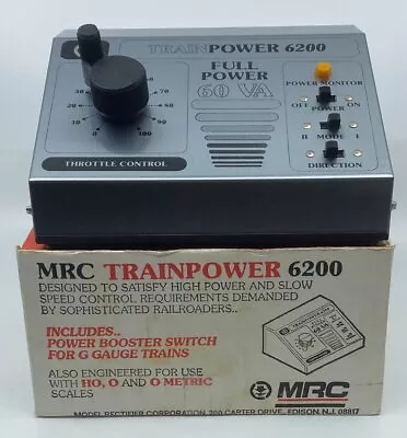 MRC 6200 Trainpower Power Pack (Silver) LN/Box • $63.50