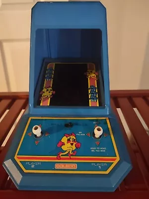 Vintage Ms. Pac-Man Coleco 1981 No 2395 Tabletop Mini Arcade For Parts Or Repair • $18.50