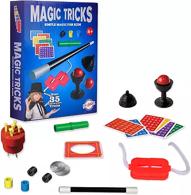 Magic Trick For Kids Set 1 - Magic Set With Over 35 Tricks Made Simple Magician • £20.07