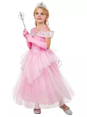 Child Girls Pink Fairytale Princess Queen Fancy Dress Costume • £15.95