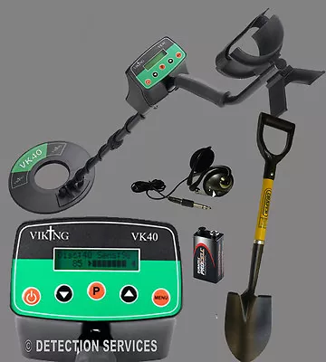 £235.36 • Buy VIKING VK40 Metal Detector Motion & Non-Motion War Wrap & Coins