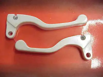 75 1975 Yamaha MX175 175 MX White Shorty Alloy Brake & Clutch Lever Set • $14.99