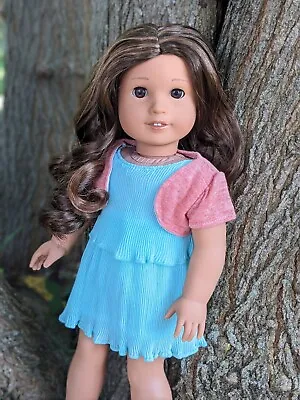 Mitzi Custom American Girl Doll OOAK Brown Hair Brown Eyes Kanani Freckles  • $160