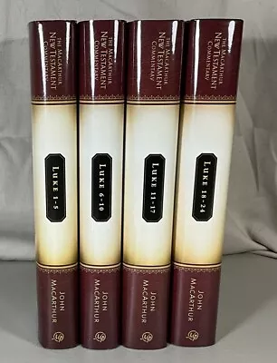 Luke Books 1-24 (4 Volume Set) John MacArthur New Testament Commentary Series • $69.99