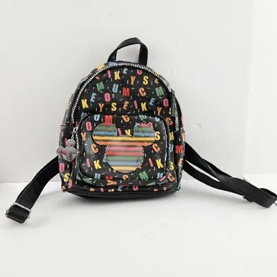 Disney Mickey Mouse Logo Backpack Rucksack Bag • £14.99
