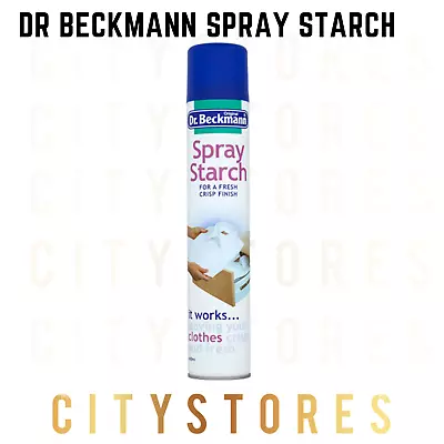 £6.95 • Buy Spray Starch By Dr Beckmann Easy Iron Fabric Laundry Ironing