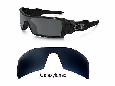$7.93 • Buy Galaxy Replacement Lenses For Oakley Oil Rig Sunglasses Black Iridium Polarized