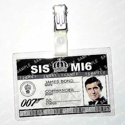 $12.79 • Buy James Bond 007 George Lazenby Cosplay Costume Fancy Dress Comic Con Book Day