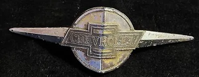 Vintage Chevrolet Bowtie Radiator Grill Emblem  1934-6 CHEVROLET MASTER STD6 • $150