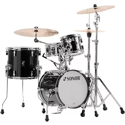 Sonor AQ2 Martini Maple 4-Piece Shell Pack Transparent Black • $929