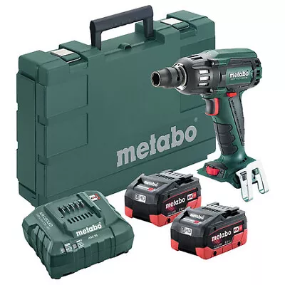 Metabo Ssw18 Ltx 400 Bl 2X 5.5Ah Lihd Kit 18V 1/2  • $559.99