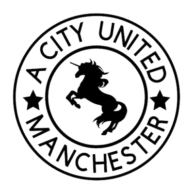 £2.99 • Buy 2 X Manchester Unicorn Vinyl City United Sticker Glass Bottle - 2 Sizes Avail