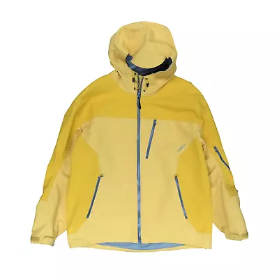 Vintage Cabelas Windbreaker Light Rain Jacket Size XL Yellow Dry Plus • $70