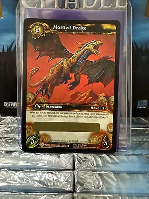 Wow Tcg Loot Mottled Drake Mount  Set Worldbreaker (unscratched) • $749.99