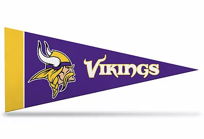  Minnesota Vikings NFL Mini Pennant 9 X4  New Felt Made In USA Banner • $2.49