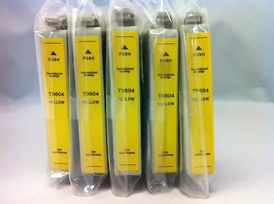 T0604 Yellow Ink Cartridge For Epson Stylus C88 CX4800 CX5800 CX7800 CX4200 5PK • $10.25