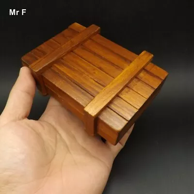 Wooden Magic Box Unlock Puzzle Classical Funny Toy For Children Educational • $19.99