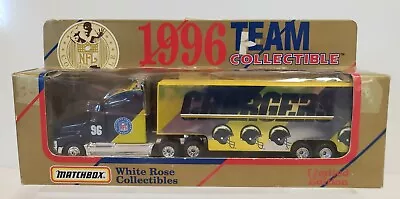 1996 Matchbox 1/87 Diecast Nfl San Diego Chargers Ford Aeromax Tractor & Trailer • $21.88