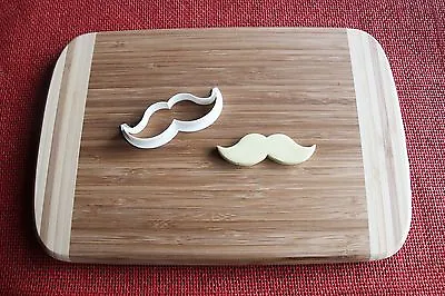 Moustache N1 Cookie Cutter Cake Topper Fondant Cutter Cupcake Topper • $3.50