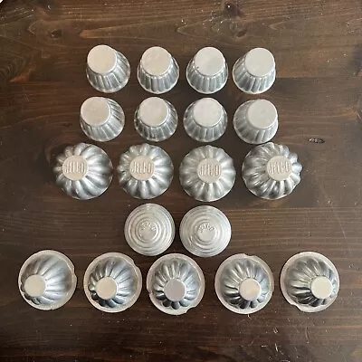 Vintage Jello Baking Molds Aluminum Lot Of 19 • $19.99