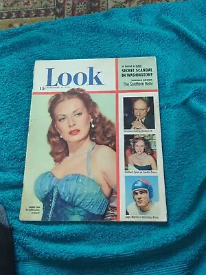 Vintage Magazine Look Nov 1951 Maureen O'Hara  • $1.99