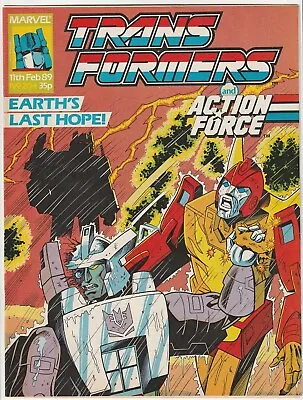 Marvel UK 1989 TRANSFORMERS #204 Very Fine- G1 Galvatron TIME WARS Part 6 Comics • $12