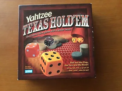 Yahtzee Texas Hold ‘Em Dice Game   Complete 2004 Poker Dice Game • $13.40